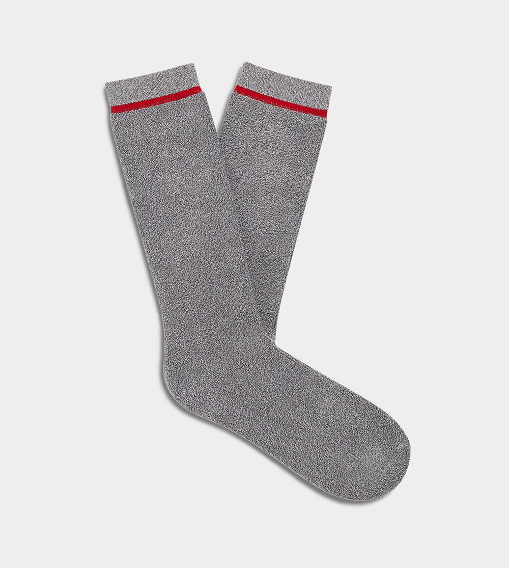 Ugg Socks Canada - Ugg Men's Kyro Cozy Crew Marled Grey